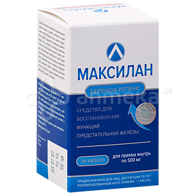 Максилан 500мг №30 капсулы / Для мужчин / БАДы / Каталог / Аптека №84 ...