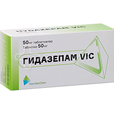 Гидазепам VIC 50мг №10 таблетки / Рецептурные лекарства / Лекарства ...