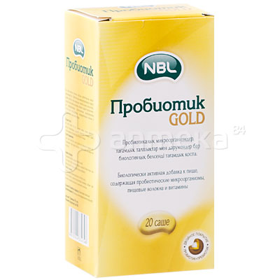 Пробиотик Gold НБЛ №20 саше / Для пищеварения / БАДы / Желудочно ...