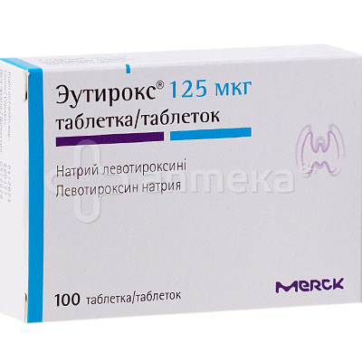 Эутирокс 125мкг (левотироксин) №100 табл. / Щитовидная железа ...