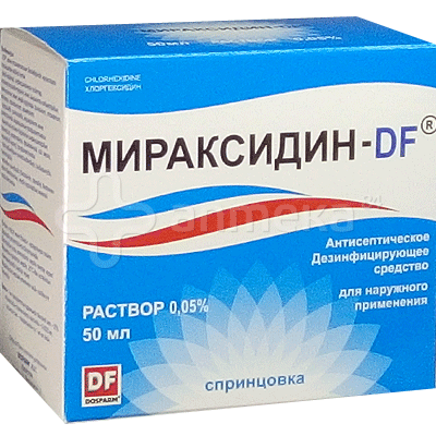 Мираксидин-DF 0.05% раствор д/наруж. примен.д/женщин 50 мл ...