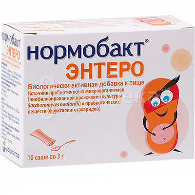 Нормобакт Энтеро 3г (сахаромицеты буларди) №10 саше / Пищеварение ...