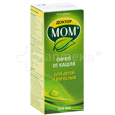 Доктор МОМ 100 мл сироп / Сиропы, растворы / Лекарства / Дыхательная ...