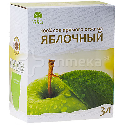 Сок яблочный натуральный в коробке 3 литра / Диетическое питание ...