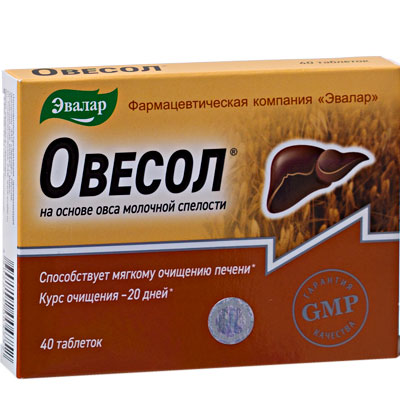Эвалар Овесол №40 таблеток / Печеночные и желчегонные / БАДы ...