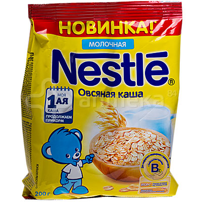 Nestle каша сухм овсяная мяг уп 11x 200г 12308283 (4606272040162)