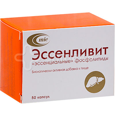 Эссенливит (эссенциальные фосфолипиды) №50 капсулы / Печеночные и ...
