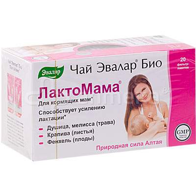 Эвалар Био чай ЛактоМама 1,5 №20 / Питание для мам / Ребенок / Для мам ...