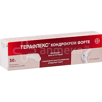 Терафлекс Хондрокрем Форте (хондроитин/мелоксикам) 30г крем / Местные ...