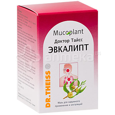 Доктор Тайсс Эвкалипт мазь 50г / Простуда, грипп / Лекарства / Каталог ...